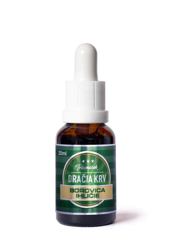 DRAGON HERBS - Dračia krv Borovica - ihličie 25ml  ( pri kúpe 3ks + 1ks GRATIS )